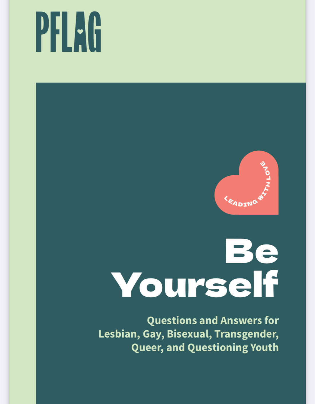 PDF | Be Yourself 2024 PFLAG