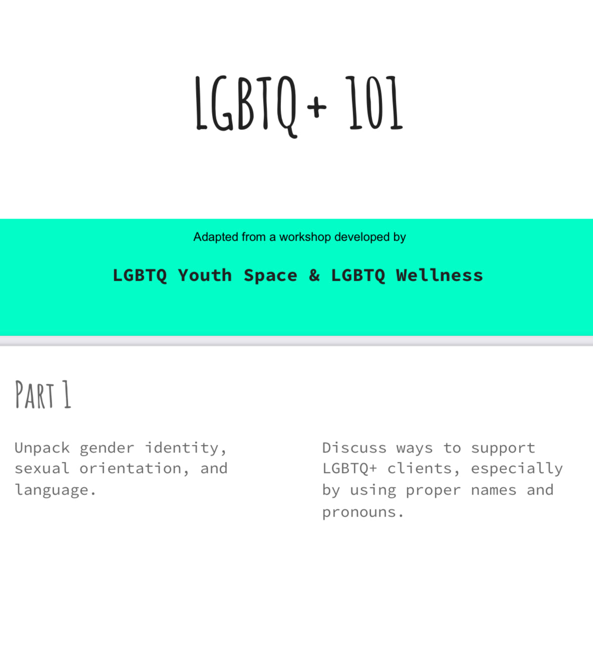 ↧ 📁 Educational PDF | LGBTQ Youth 101